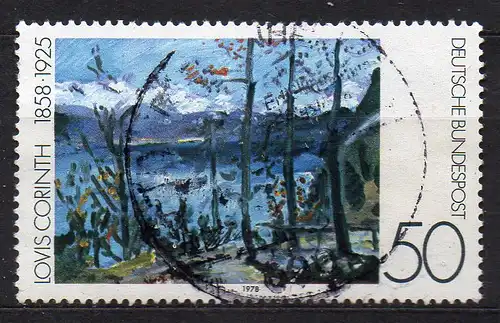 BRD, Mi-Nr. 986 gest., Deutscher Impressionismus