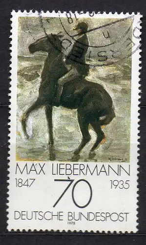 BRD, Mi-Nr. 987 gest., Deutscher Impressionismus