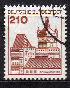 BRD, Mi-Nr. 998 gest., DS Burgen und Schlösser