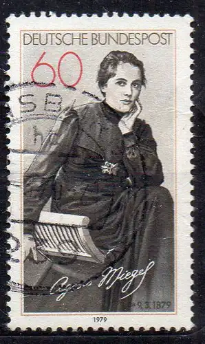 BRD, Mi-Nr. 1001 gest., 100. Geburtstag von Agnes Miegel