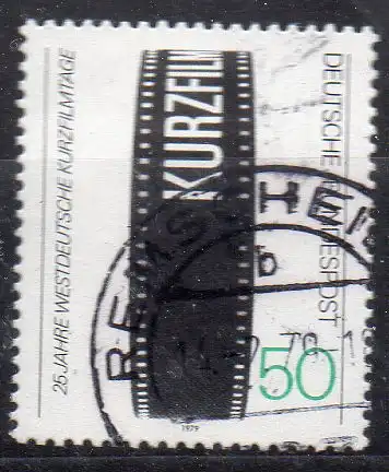 BRD, Mi-Nr. 1003 gest., 25 Jahre Westdeutsche Kurzfilmtage