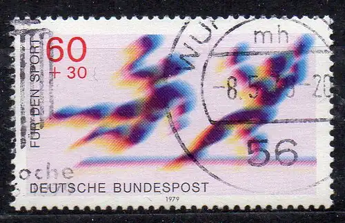 BRD, Mi-Nr. 1009 gest., Sporthilfe