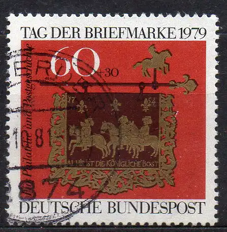 BRD, Mi-Nr. 1023 gest., Tag der Briefmarke