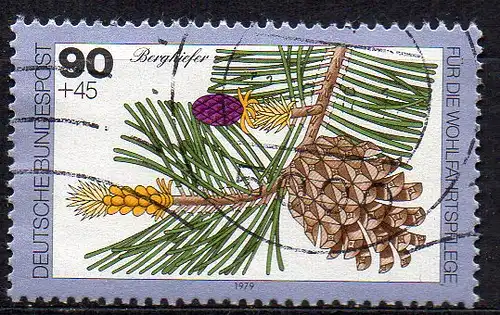 BRD, Mi-Nr. 1027 gest., Wohlfahrt 1979 - Blätter, Blüten und Früchte