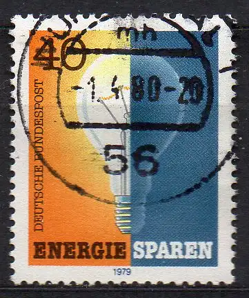 BRD, Mi-Nr. 1031 gest., Energie sparen