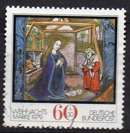 BRD, Mi-Nr. 1032 gest., Weihnachten 1979