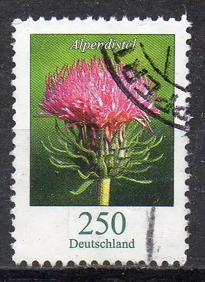 BRD, Mi-Nr. 3199 gest., DS Blumen: Alpendistel 