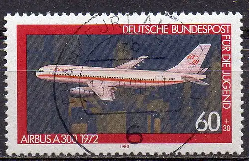 BRD, Mi-Nr. 1042 gest., Jugend 1980 - Luftfahrt