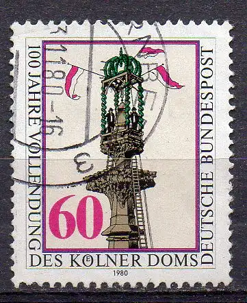 BRD, Mi-Nr. 1064 gest., 100. Jahrestag der Vollendung des Kölner Doms