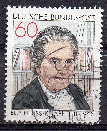 BRD, Mi-Nr. 1082 gest., Elly Heuss-Knapp