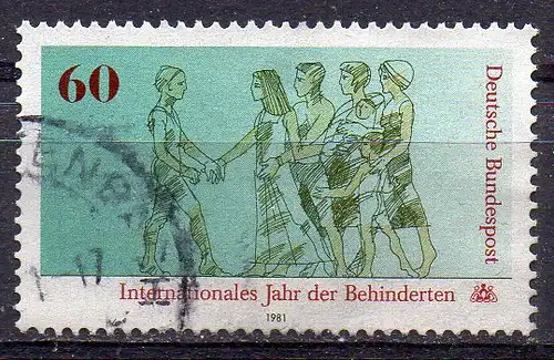 BRD, Mi-Nr. 1083 gest., Internationales Jahr der Behinderten