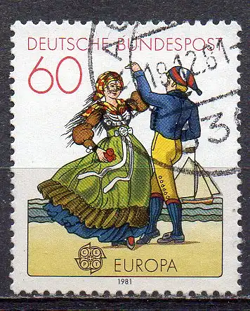 BRD, Mi-Nr. 1097 gest., Europa CEPT 1981