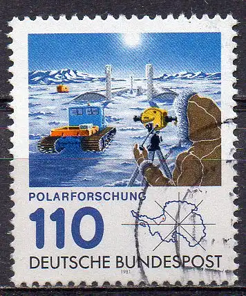 BRD, Mi-Nr. 1100 gest., Polarforschung