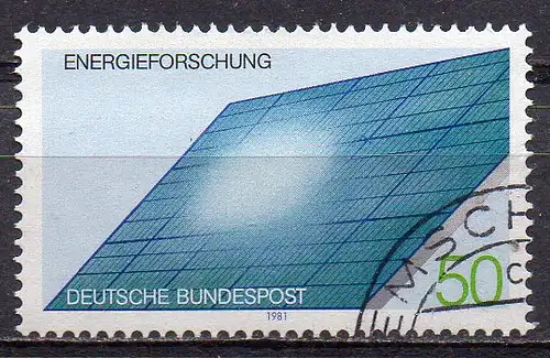 BRD, Mi-Nr. 1101 gest., Energieforschung