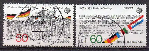 BRD, Mi-Nr. 1130 - 1131 gest., kompl., Europa CEPT 1982