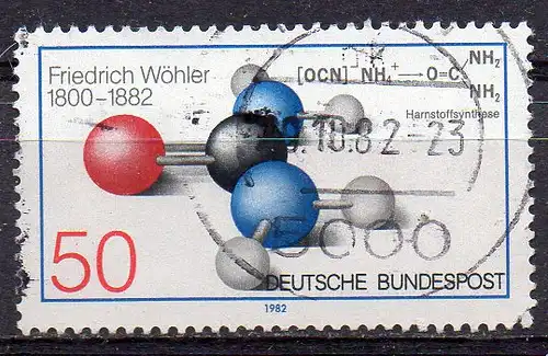 BRD, Mi-Nr. 1148 gest., Friedrich Wöhler