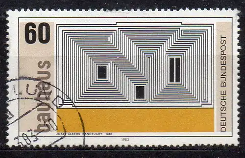 BRD, Mi-Nr. 1165 gest., Bauhaus - 100. Geburtstag von Walter Gropius