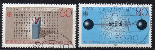 BRD, Mi-Nr. 1175 - 1176 gest., kompl., Europa CEPT 1983
