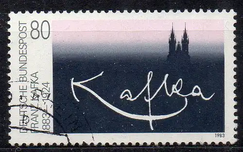 BRD, Mi-Nr. 1178 gest., Franz Kafka