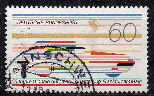 BRD, Mi-Nr. 1182 gest., Internationale Automobilausstellung (IAA) Frankfurt