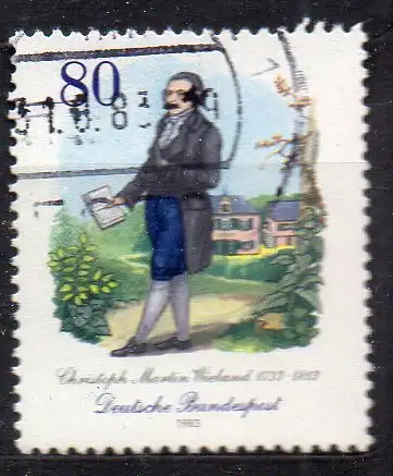 BRD, Mi-Nr. 1183 gest., Christoph Martin Wieland