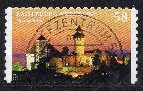 BRD, Mi-Nr. 2978 gest., gestanzt, Kaiserburg Nürnberg