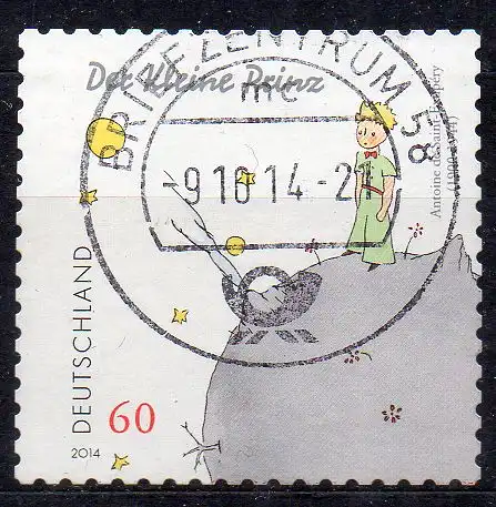 BRD, Mi-Nr. 3104 gest., gestanzt, Der kleine Prinz