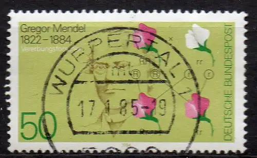 BRD, Mi-Nr. 1199 gest., Gregor Johann Mendel