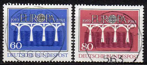 BRD, Mi-Nr. 1210 - 1211 gest., kompl., Europa CEPT 1984