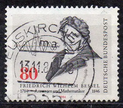 BRD, Mi-Nr. 1219 gest., Friedrich Wilhelm Bessel