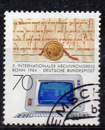 BRD, Mi-Nr. 1224 gest., Intern. Archivkongress