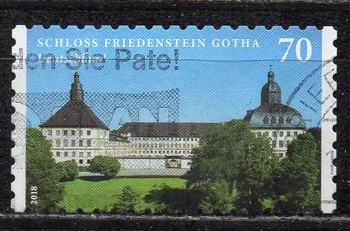 BRD, Mi-Nr. 3388 gest., gestanzt, Schloss Friedenstein Gotha