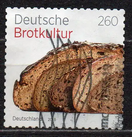 BRD, Mi-Nr. 3390 gest., gestanzt, Deutsche Brotkultur