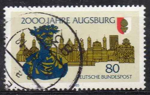 BRD, Mi-Nr. 1234 gest., 2000 Jahre Augsburg
