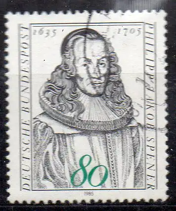 BRD, Mi-Nr. 1235 gest., Philipp Jakob Spener