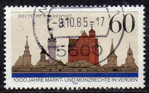 BRD, Mi-Nr. 1240 gest., 1000 Jahre Markt- und Münzrechte in Verden