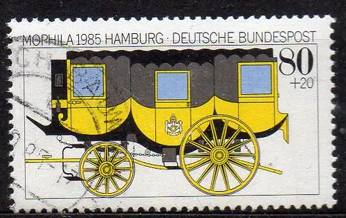 BRD, Mi-Nr. 1256 gest., Internationale Briefmarkenausstellung MOPHILA ´85 Hamburg