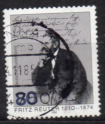 BRD, Mi-Nr. 1263 gest., Fritz Reuter
