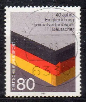 BRD, Mi-Nr. 1265 gest., 40 Jahre Eingliederung heimatvertriebener Deutscher