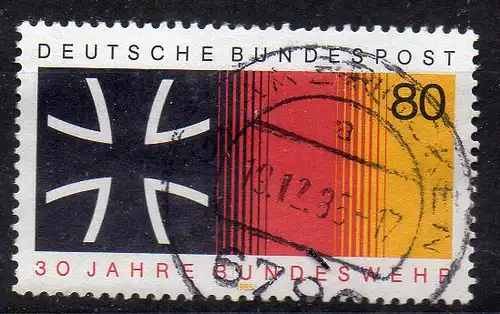 BRD, Mi-Nr. 1266 gest., 30 Jahre Bundeswehr