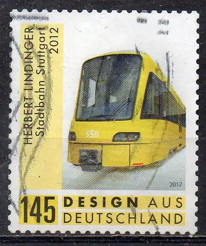 BRD, Mi-Nr. 3363 gest., gestanzt, Design aus Deutschland - Straßenbahn