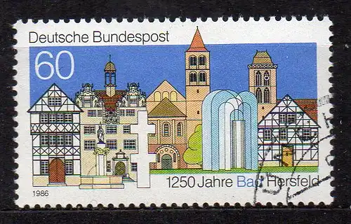 BRD, Mi-Nr. 1271 gest., 1250 Jahre Bad Hersfeld