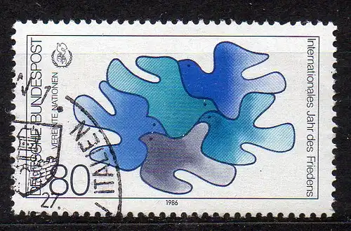 BRD, Mi-Nr. 1286 gest., Internationales Jahr des Friedens