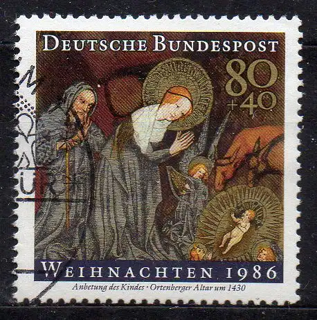 BRD, Mi-Nr. 1303 gest., Weihnachten 1986