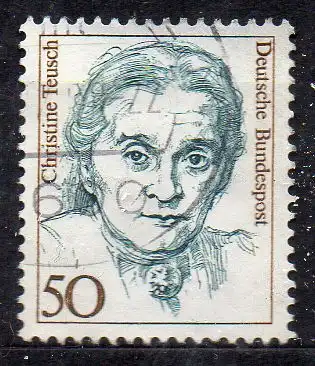 BRD, Mi-Nr. 1304 gest., Frauen der deutschen Geschichte - Christine Teusch