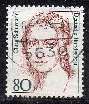 BRD, Mi-Nr. 1305 gest., Frauen der deutschen Geschichte - Clara Schumann