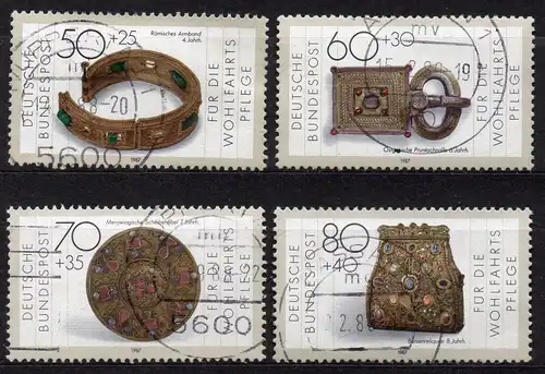 BRD, Mi-Nr. 1333 - 1336 gest., kompl., Wohlfahrt 1987