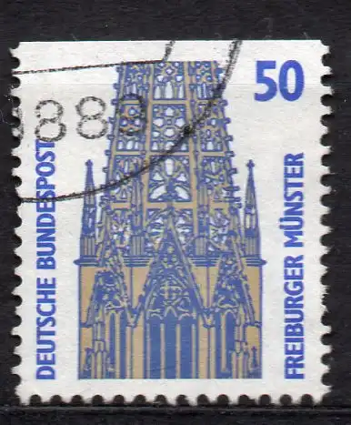 BRD, Mi-Nr. 1340 C gest., Sehenswürdigkeiten - Freiburger Münster