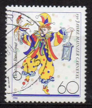 BRD, Mi-Nr. 1349 gest., 150 Jahre Mainzer Karneval