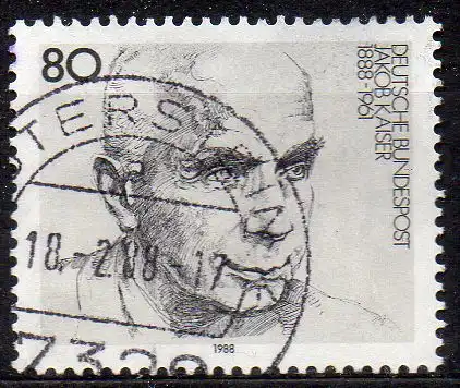 BRD, Mi-Nr. 1350 gest., Jakob Kaiser